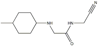 N-(cyanomethyl)-2-[(4-methylcyclohexyl)amino]acetamide