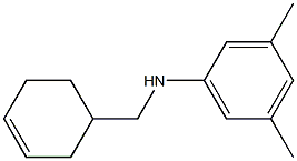 N-(cyclohex-3-en-1-ylmethyl)-3,5-dimethylaniline Structure