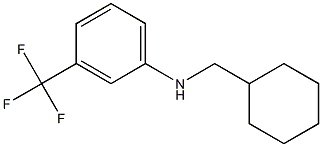 N-(cyclohexylmethyl)-3-(trifluoromethyl)aniline Structure
