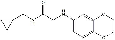  N-(cyclopropylmethyl)-2-(2,3-dihydro-1,4-benzodioxin-6-ylamino)acetamide