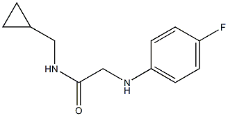  N-(cyclopropylmethyl)-2-[(4-fluorophenyl)amino]acetamide