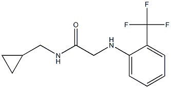  N-(cyclopropylmethyl)-2-{[2-(trifluoromethyl)phenyl]amino}acetamide