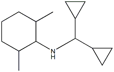 N-(dicyclopropylmethyl)-2,6-dimethylcyclohexan-1-amine 化学構造式