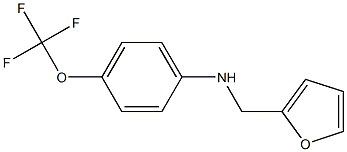 N-(furan-2-ylmethyl)-4-(trifluoromethoxy)aniline Structure