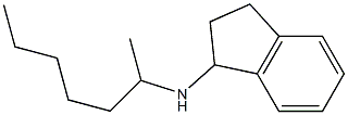 N-(heptan-2-yl)-2,3-dihydro-1H-inden-1-amine,,结构式