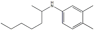 N-(heptan-2-yl)-3,4-dimethylaniline Structure