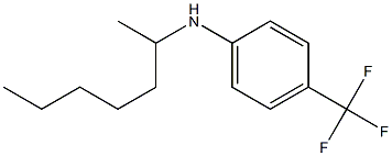 N-(heptan-2-yl)-4-(trifluoromethyl)aniline Structure