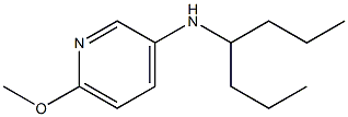 N-(heptan-4-yl)-6-methoxypyridin-3-amine 结构式