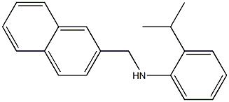 N-(naphthalen-2-ylmethyl)-2-(propan-2-yl)aniline Structure