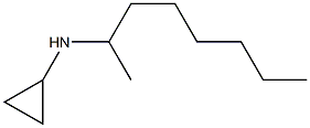 N-(octan-2-yl)cyclopropanamine,,结构式