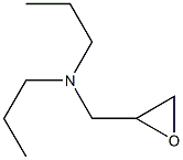 N-(oxiran-2-ylmethyl)-N,N-dipropylamine Struktur