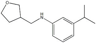 N-(oxolan-3-ylmethyl)-3-(propan-2-yl)aniline Structure