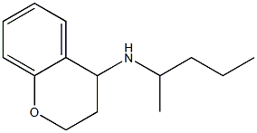 N-(pentan-2-yl)-3,4-dihydro-2H-1-benzopyran-4-amine Structure