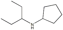 N-(pentan-3-yl)cyclopentanamine 结构式