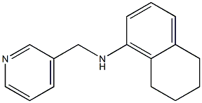 N-(pyridin-3-ylmethyl)-5,6,7,8-tetrahydronaphthalen-1-amine Structure