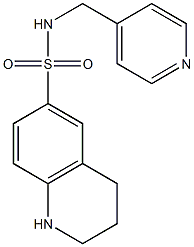 N-(pyridin-4-ylmethyl)-1,2,3,4-tetrahydroquinoline-6-sulfonamide