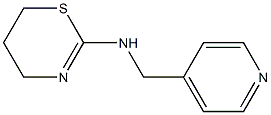 N-(pyridin-4-ylmethyl)-5,6-dihydro-4H-1,3-thiazin-2-amine 结构式