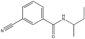 N-(sec-butyl)-3-cyanobenzamide Struktur