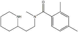  N,2,4-trimethyl-N-[2-(piperidin-2-yl)ethyl]benzamide