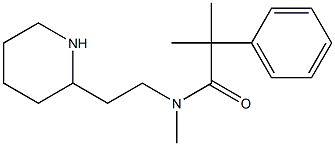 N,2-dimethyl-2-phenyl-N-[2-(piperidin-2-yl)ethyl]propanamide