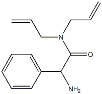 N,N-diallyl-2-amino-2-phenylacetamide 结构式