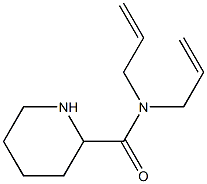 N,N-diallylpiperidine-2-carboxamide Struktur