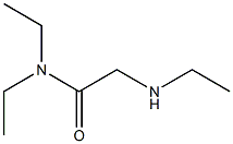 N,N-diethyl-2-(ethylamino)acetamide Structure