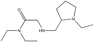  N,N-diethyl-2-{[(1-ethylpyrrolidin-2-yl)methyl]amino}acetamide