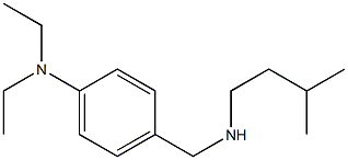 N,N-diethyl-4-{[(3-methylbutyl)amino]methyl}aniline,,结构式