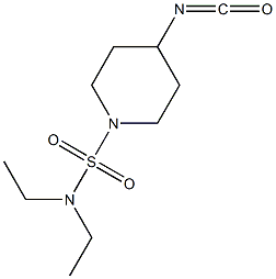 N,N-diethyl-4-isocyanatopiperidine-1-sulfonamide 结构式