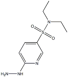 N,N-diethyl-6-hydrazinylpyridine-3-sulfonamide Structure