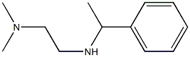 N,N-dimethyl-N'-(1-phenylethyl)ethane-1,2-diamine Struktur