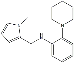 N-[(1-methyl-1H-pyrrol-2-yl)methyl]-2-(piperidin-1-yl)aniline Structure