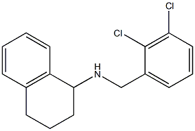 N-[(2,3-dichlorophenyl)methyl]-1,2,3,4-tetrahydronaphthalen-1-amine Structure