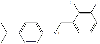 N-[(2,3-dichlorophenyl)methyl]-4-(propan-2-yl)aniline 结构式