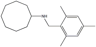 N-[(2,4,6-trimethylphenyl)methyl]cyclooctanamine Structure