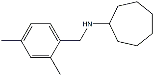 N-[(2,4-dimethylphenyl)methyl]cycloheptanamine Structure