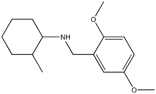 N-[(2,5-dimethoxyphenyl)methyl]-2-methylcyclohexan-1-amine,,结构式