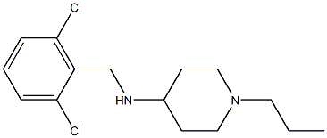 N-[(2,6-dichlorophenyl)methyl]-1-propylpiperidin-4-amine Structure