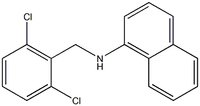 N-[(2,6-dichlorophenyl)methyl]naphthalen-1-amine Structure