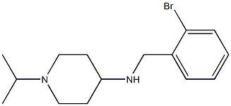 N-[(2-bromophenyl)methyl]-1-(propan-2-yl)piperidin-4-amine Structure