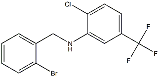 N-[(2-bromophenyl)methyl]-2-chloro-5-(trifluoromethyl)aniline