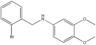 N-[(2-bromophenyl)methyl]-3,4-dimethoxyaniline