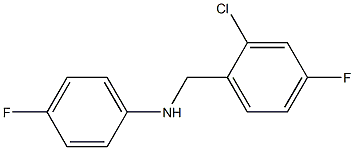 N-[(2-chloro-4-fluorophenyl)methyl]-4-fluoroaniline|