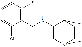 N-[(2-chloro-6-fluorophenyl)methyl]-1-azabicyclo[2.2.2]octan-3-amine Structure