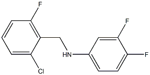 N-[(2-chloro-6-fluorophenyl)methyl]-3,4-difluoroaniline Structure