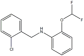 N-[(2-chlorophenyl)methyl]-2-(difluoromethoxy)aniline