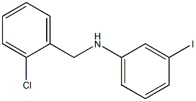 N-[(2-chlorophenyl)methyl]-3-iodoaniline Structure