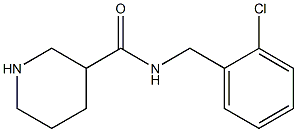 N-[(2-chlorophenyl)methyl]piperidine-3-carboxamide Struktur