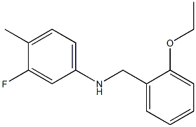 N-[(2-ethoxyphenyl)methyl]-3-fluoro-4-methylaniline 结构式
